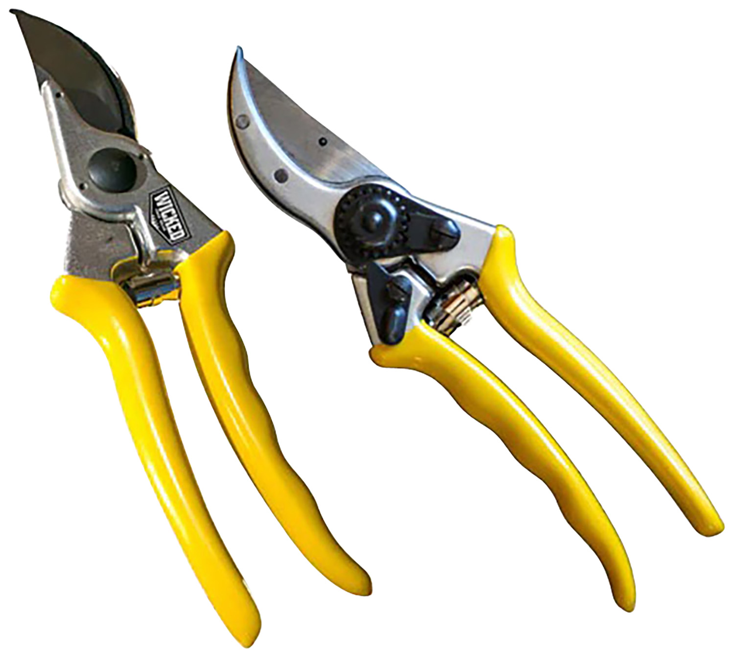 Wicked Tree Gear WTG017 Hand Pruner   Aluminum/Yellow Handle