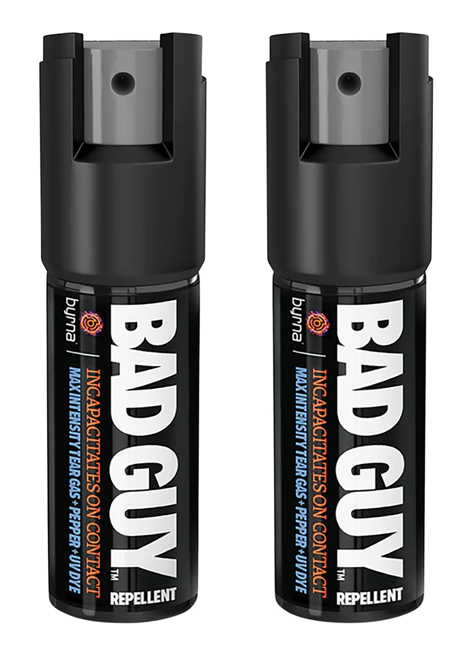 Byrna Technologies BGR02104 BGR Max Capsaicin UV Dye Range 8-15 ft Black Canister 2 Cans
