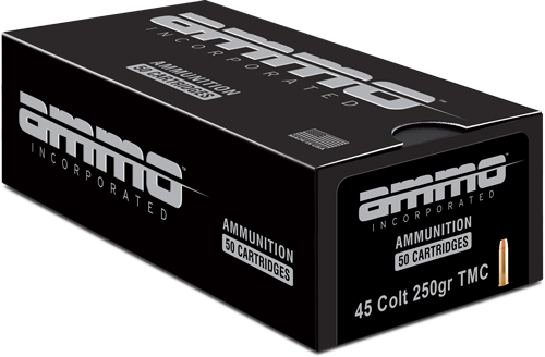 Ammo Inc 45C250TMCA50 Signature  45 Colt 250 gr Total Metal Case 50 Per Box/ 20 Case
