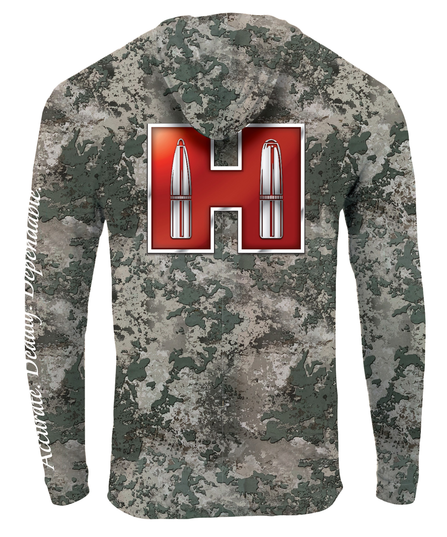 Hornady 99599XXL Solar Hoodie  Camo Long Sleeve 2XL