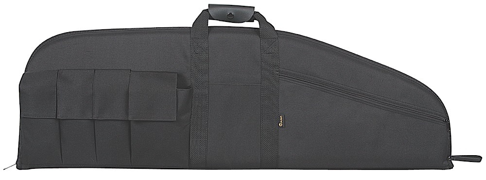 Tac Six 10652 Range Tactical Rifle Case made of Endura with Black Finish, Knit Lining & Lockable Zipper for Scoped Tactical Rifle 42