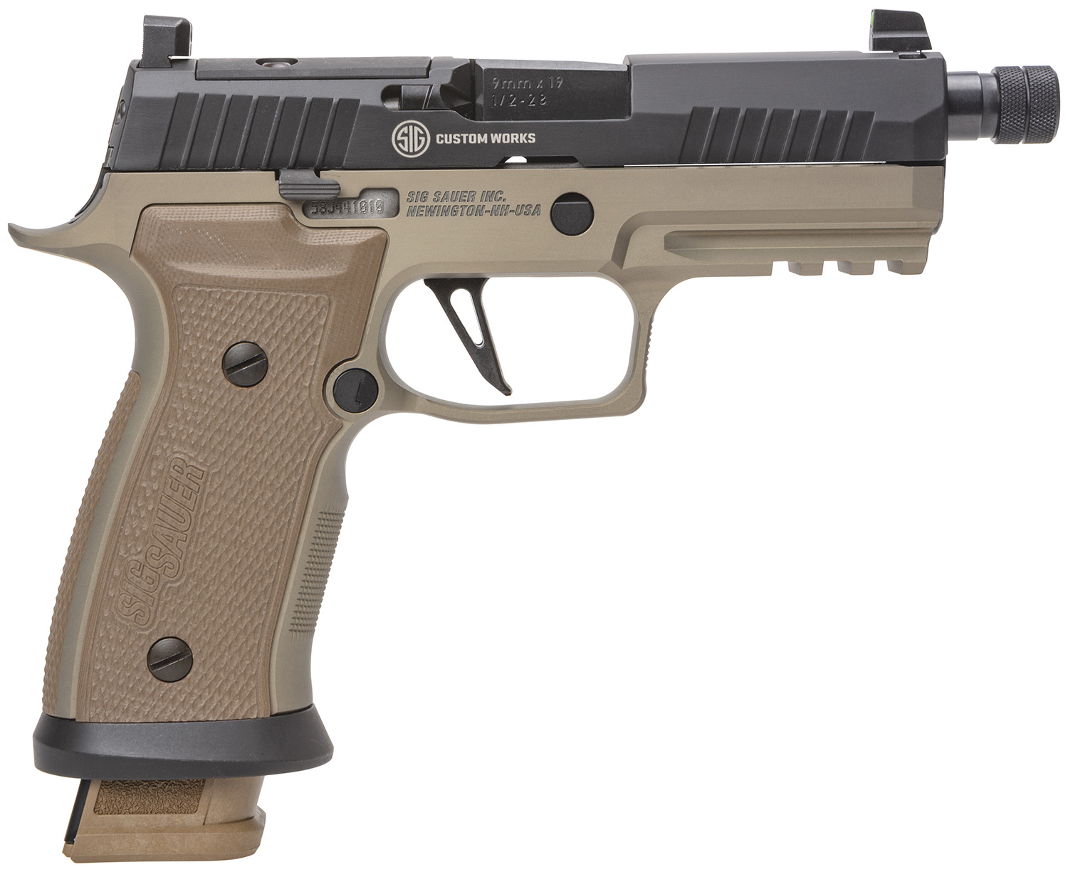 Sig Sauer 320AXGCA9CWCBTTBR2 P320 AXG Combat Limited Edition 9mm Luger 21+1 4.60