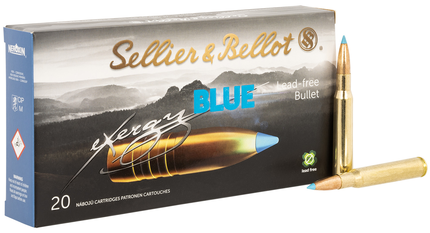 Sellier & Bellot eXergy Blue Solid Copper 30-06 180gr SP 20/rd