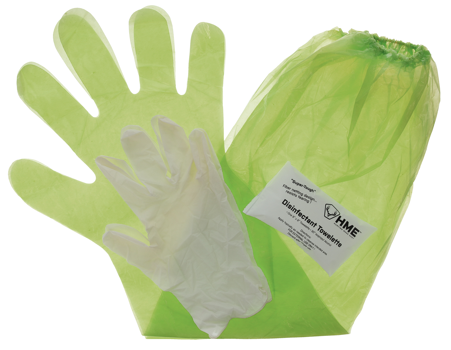 HME HME-GCG Game Cleaning Gloves w/Towlette