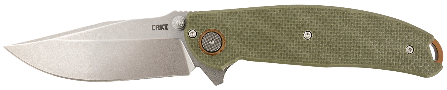 CRKT BUTTE OD GREEN 3.36