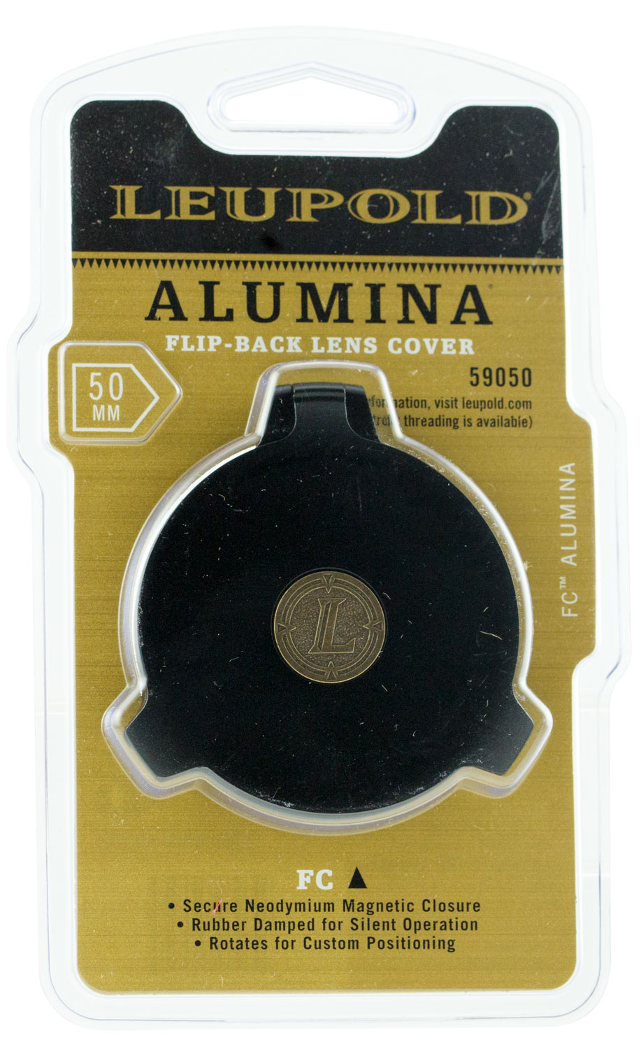 Leupold 59040 Alumina Scope Cover Matte Black Aluminum 36mm Obj. Screw On