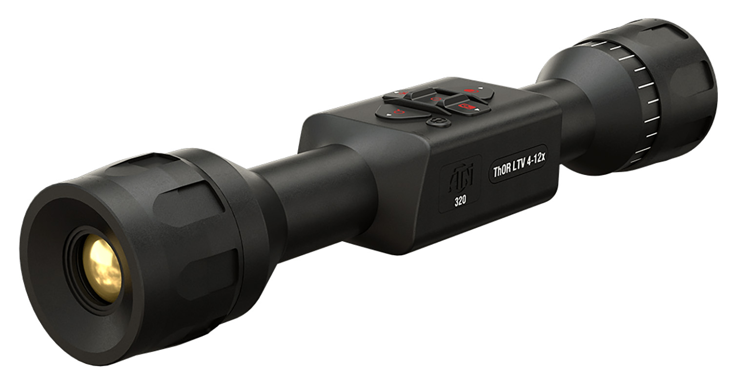 ATN TIWSTLTV325X Thor LTV  Thermal Rifle Scope Black 4-12x25mm Illuminated Multi Reticle 320x240 Resolution