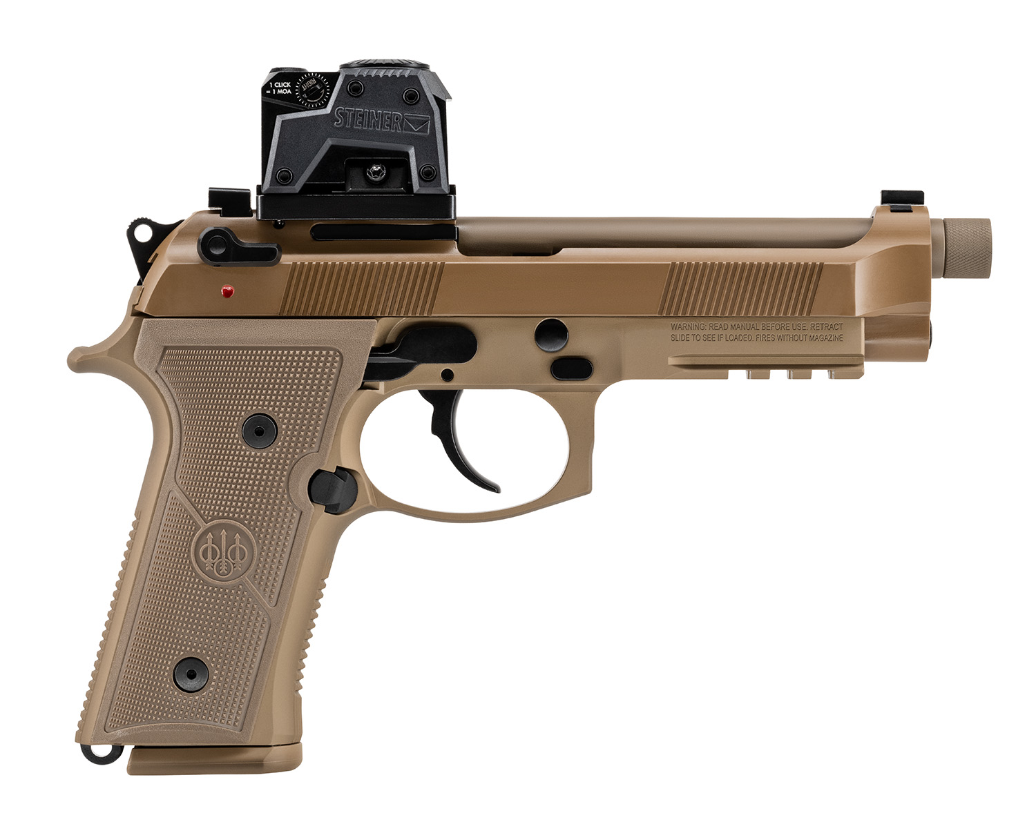 BERETTA M9A4 18RD STEINER MPS FDE