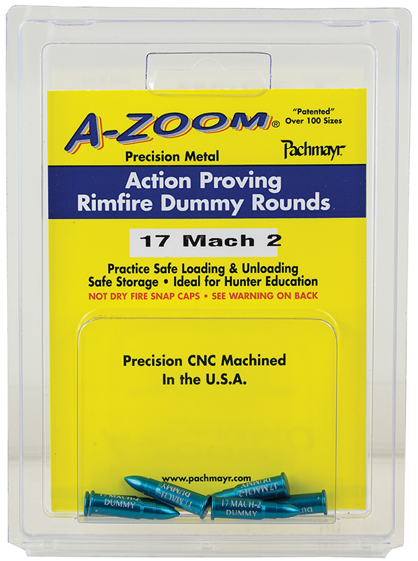 A-ZOOM TRAINING ROUNDS .22WMR ALUMINUM 6-PACK