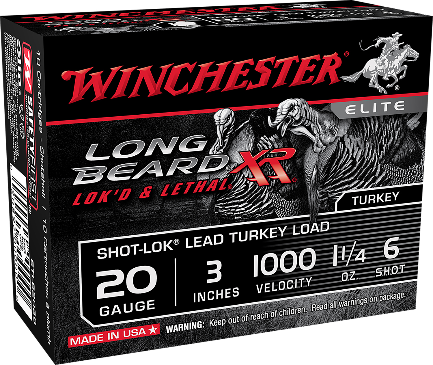 Winchester Ammo STLB2036 Long Beard XR Shot-Lok 20 Gauge 3