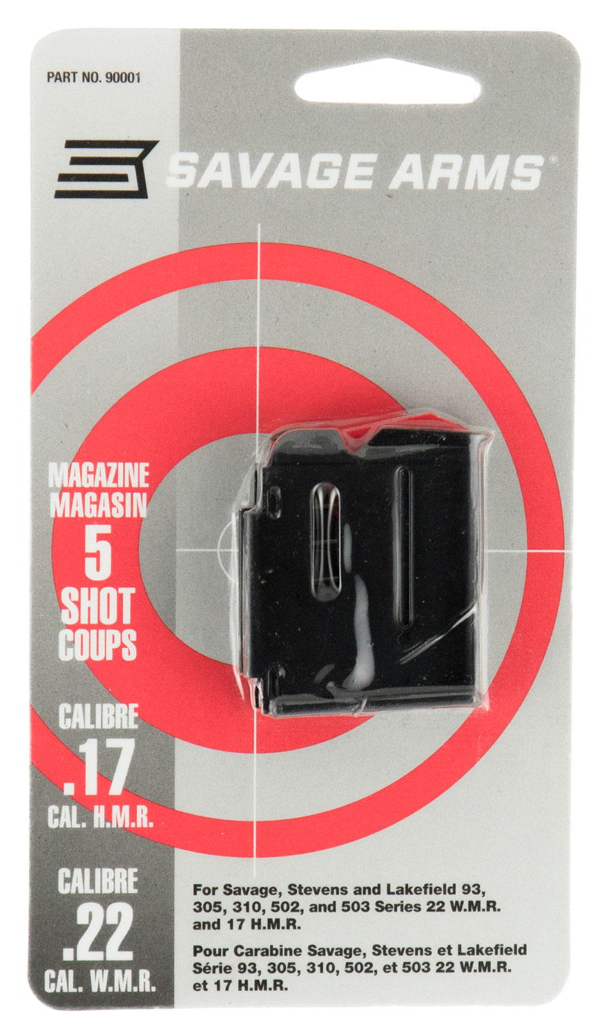 SAVAGE MAGAZINE 93 SERIES .22WMR/.17HMR 5RD BLUED