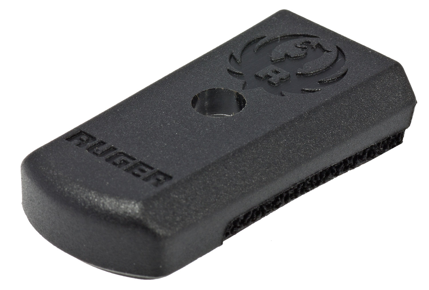 Ruger 90622 Floor Plate  Black Polymer Flat Style for Ruger LCP II 6-Round Magazine