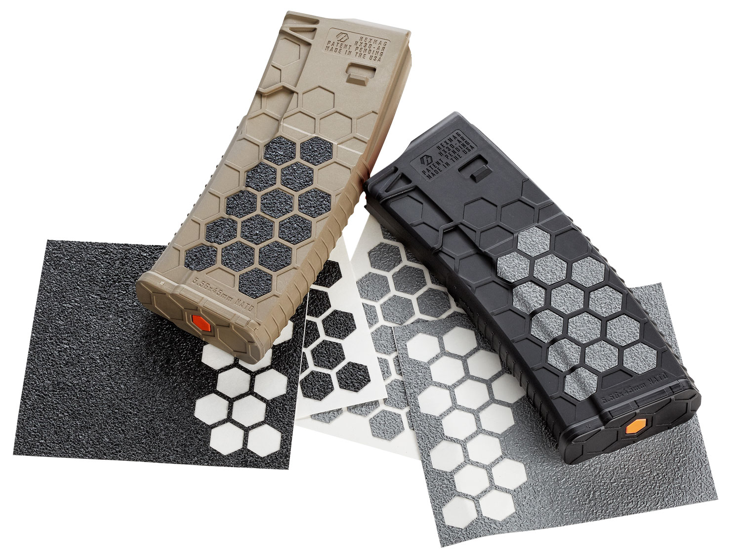 HEXMAG GRAY GRIP TAPE 46 HEX SHAPES FOR HEXMAGS