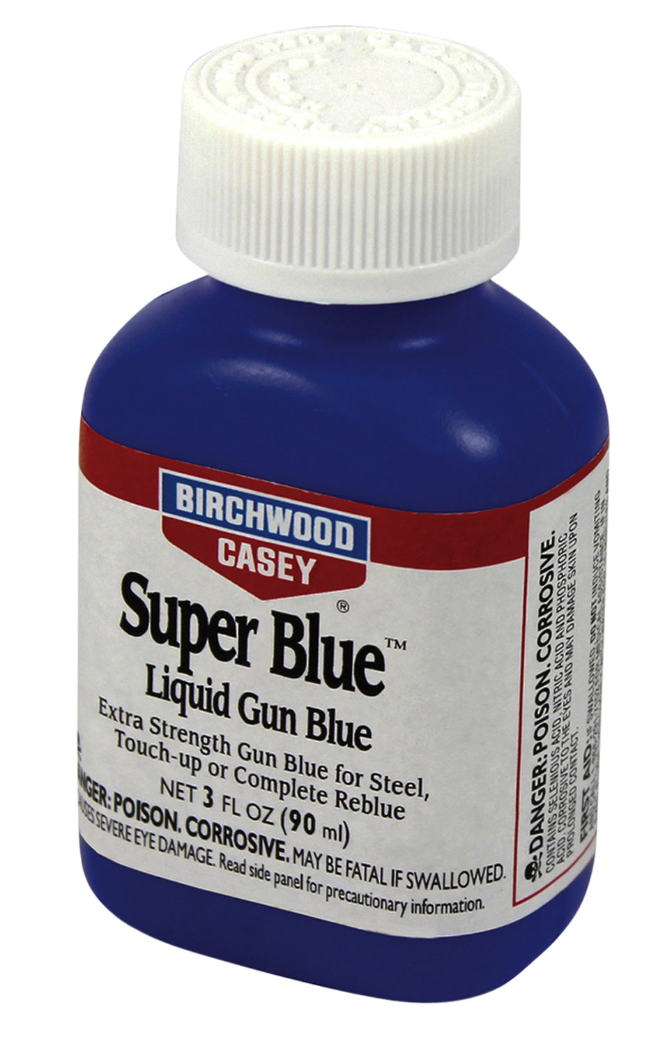Birchwood Casey 13425 Super Blue Liquid Gun Blue 3 oz Resealable Container