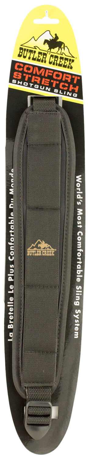 Butler Creek 80023 Comfort Stretch Sling made of Black Neoprene with Non-Slip Grippers, 2.50
