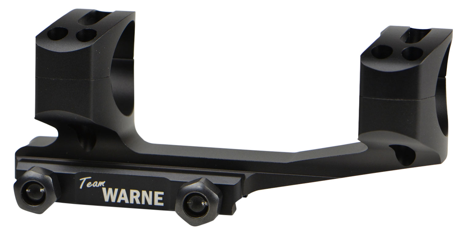 Warne XSKEL30TW X-SKEL Scope Mount/Ring Combo Black Anodized 30mm