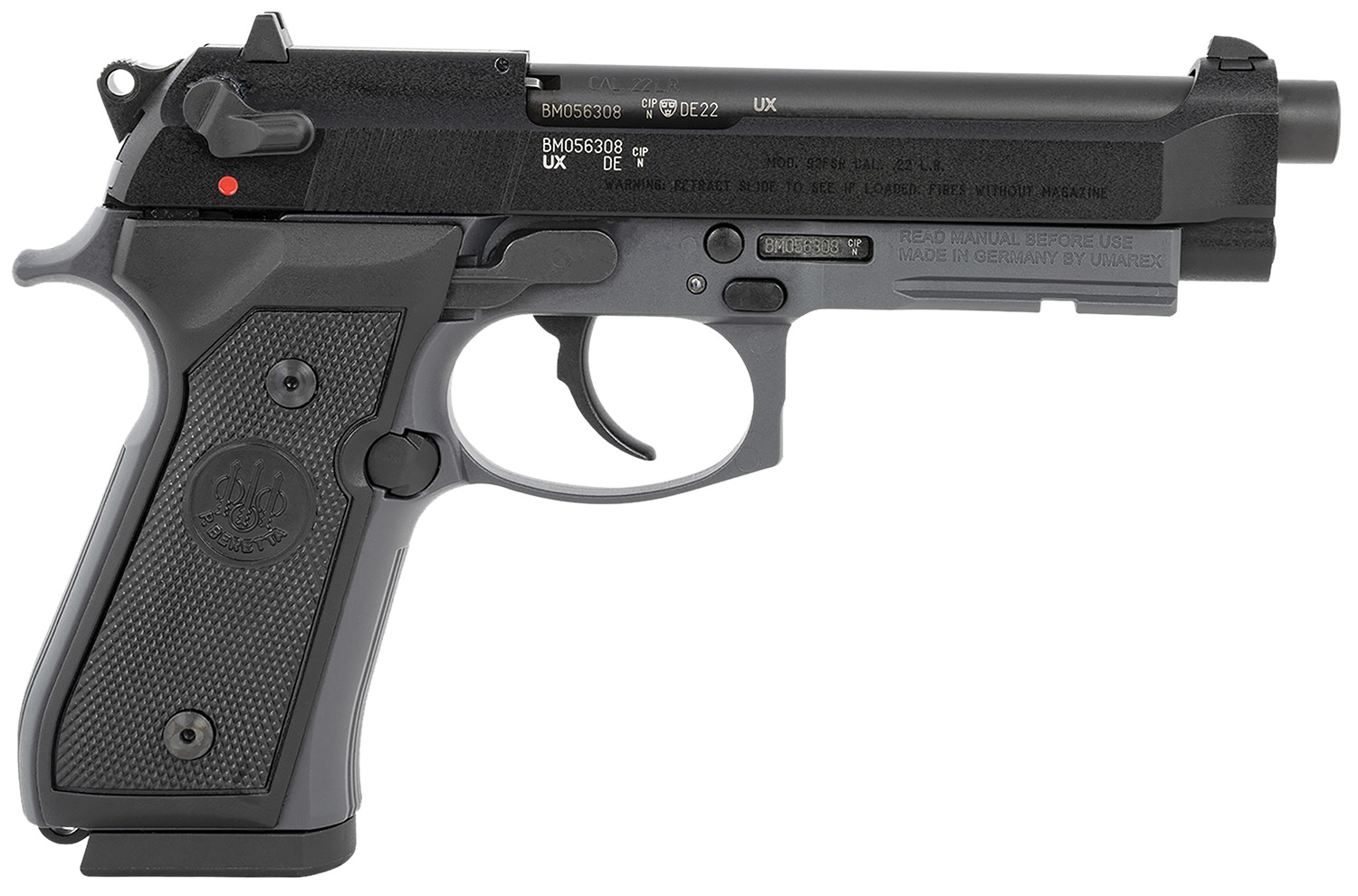 Beretta USA J90A192FSRF58 92FSR  22 LR 10+1 5.30