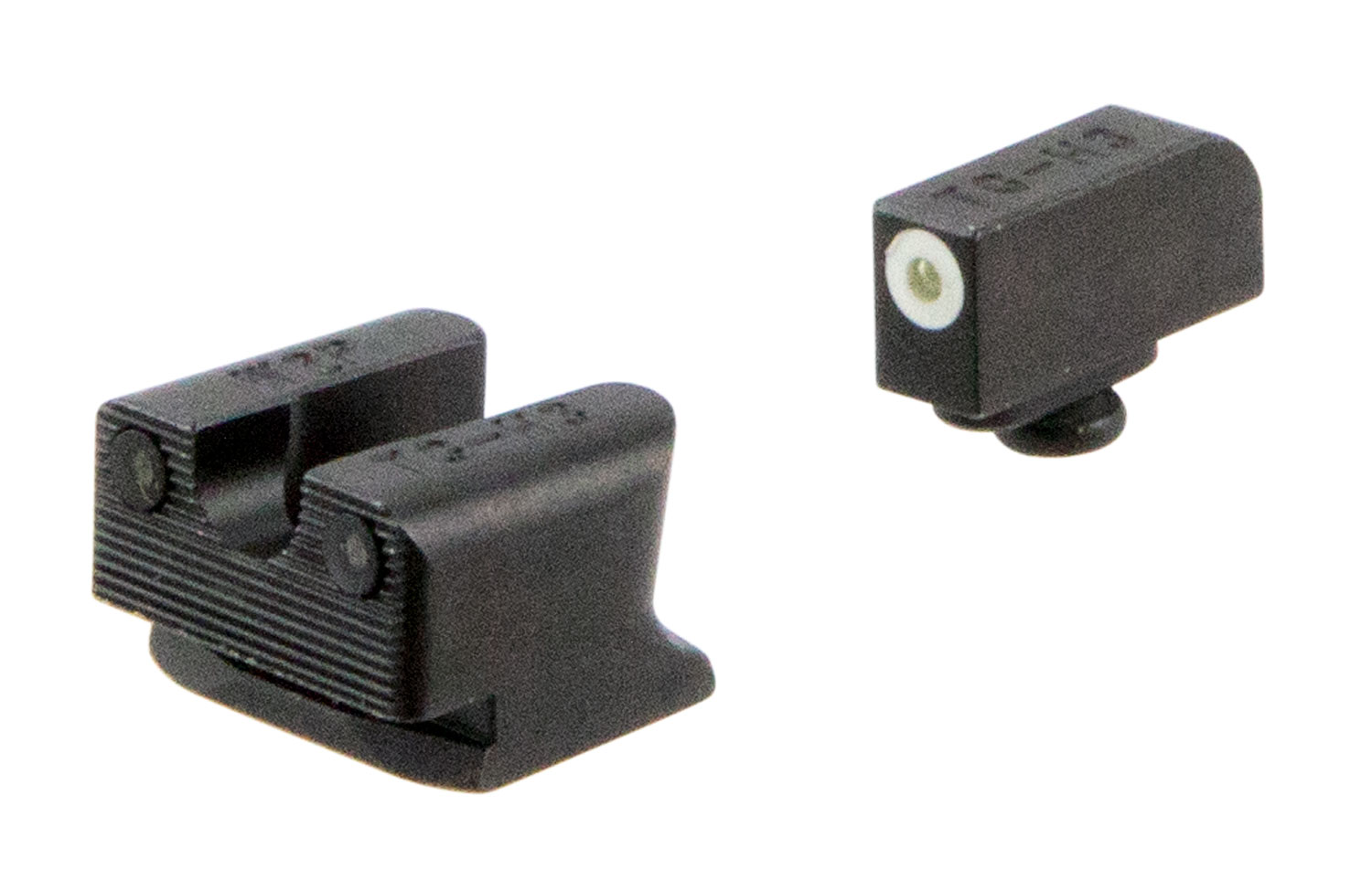 TruGlo TG231W2W Tritium Pro Night Sights Square Green with White