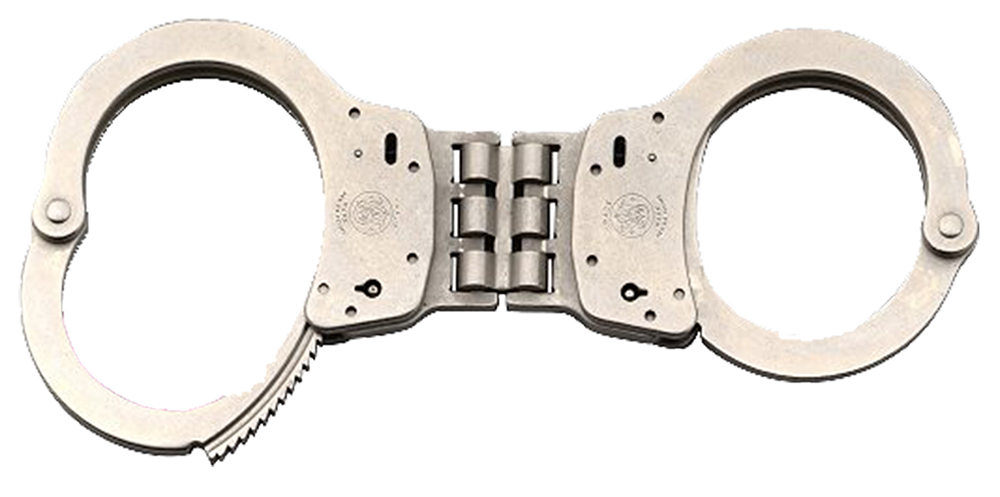 Smith & Wesson 350096 300 Hinged Handcuffs Handcuff Nickel