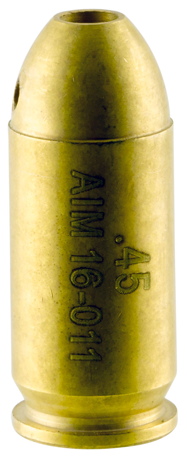 Aim Sports PJBS45 45 Bore Sight Laser Boresighter Cartridge 45 ACP Chamber Brass