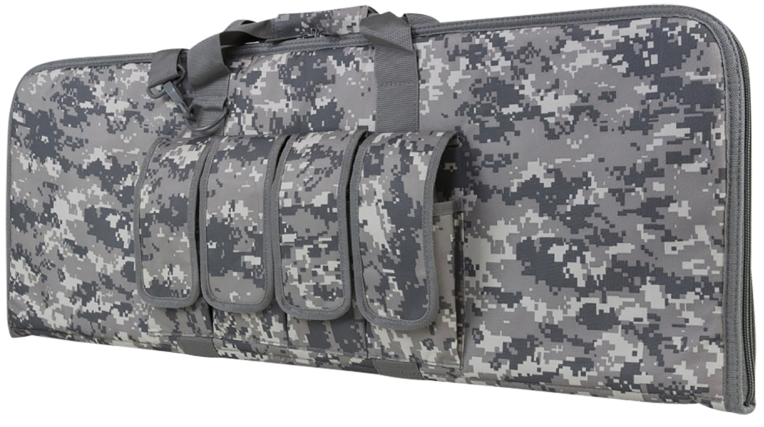 NcStar CVCP2960D36 2960 Carbine Case Digital Camouflage PVC Nylon with Lockable Zippers, Pockets & Padded Carry Handle 36
