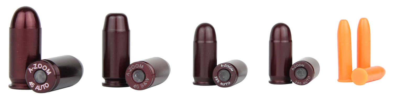 A-Zoom 16185 Variety Pack Military/LE 9mm/40 S&W/45 ACP/223 Rem/308 Win 12 Gauge Aluminum 12