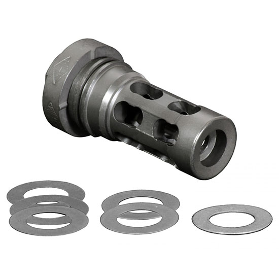 YHM QD MUZZLE BRAKE ASSEMBLY 5.56MM FOR 1/2X28 THREADS
