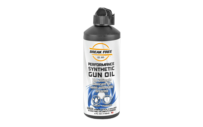 Break Free LP41 Performance Synthetic Gun Oil  Against Rust & Lubricates 4 oz Squeeze Bottle