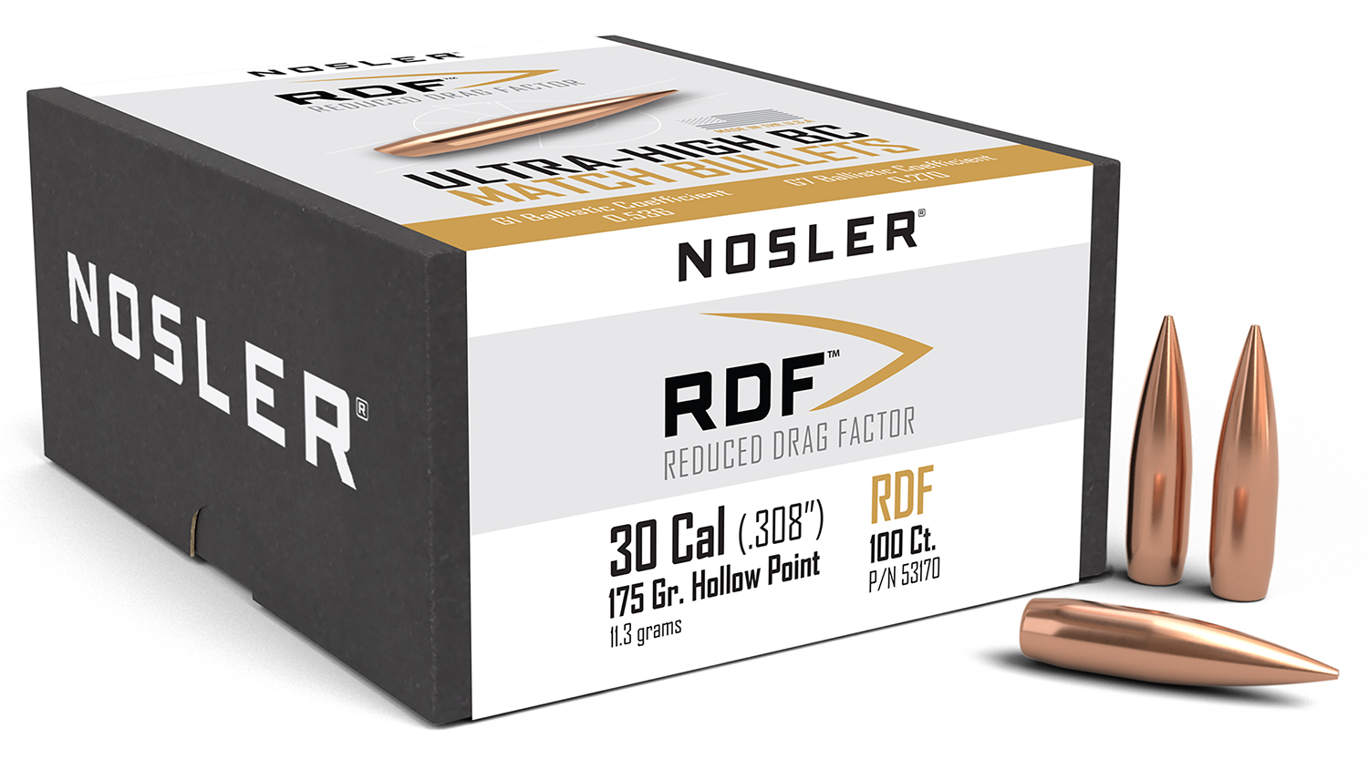 NOSLER RDF 30 175 HPBT 100CT