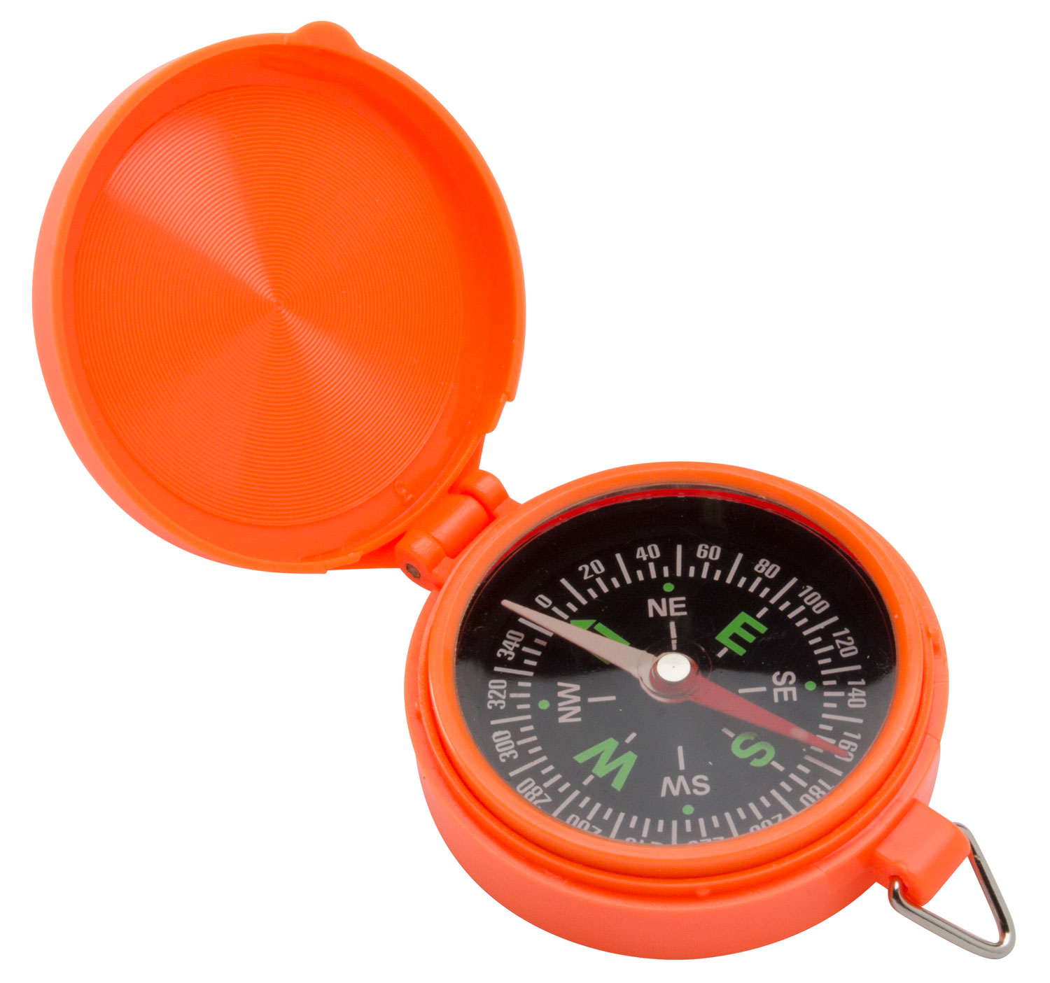 Allen 487 Pocket Compass W/Lid Orange