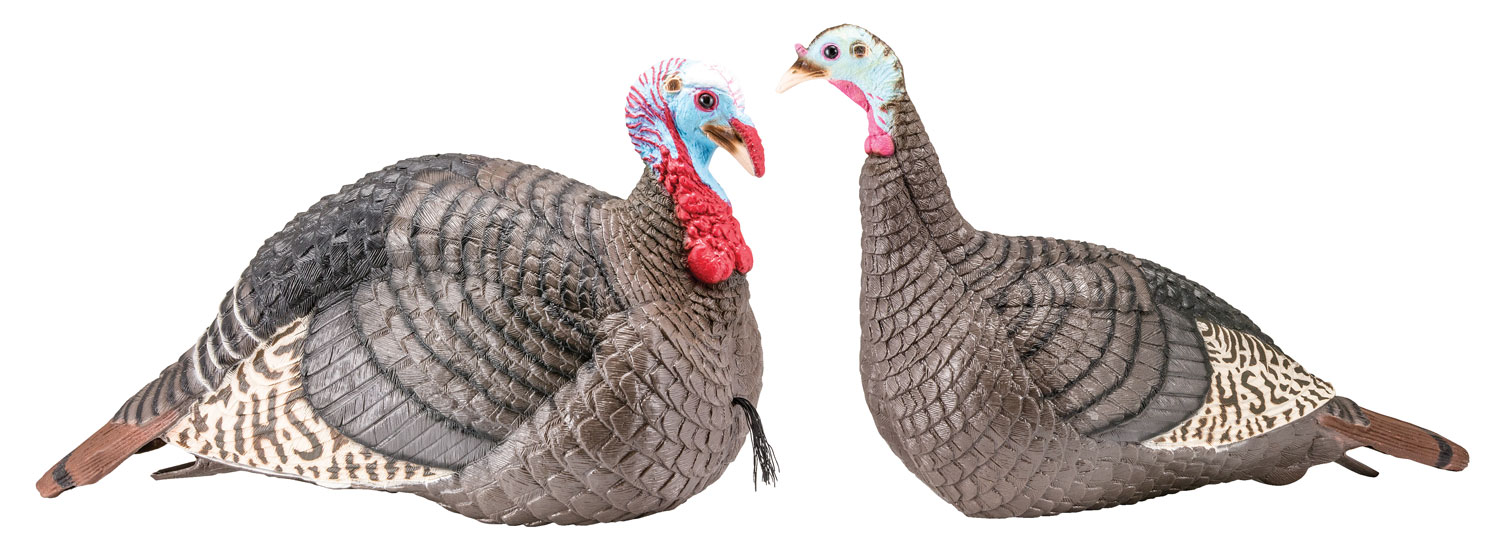 HS Strut 100005 Strut-Lite Jake & Hen Combo Wild Turkey Species Multi Color Synthetic
