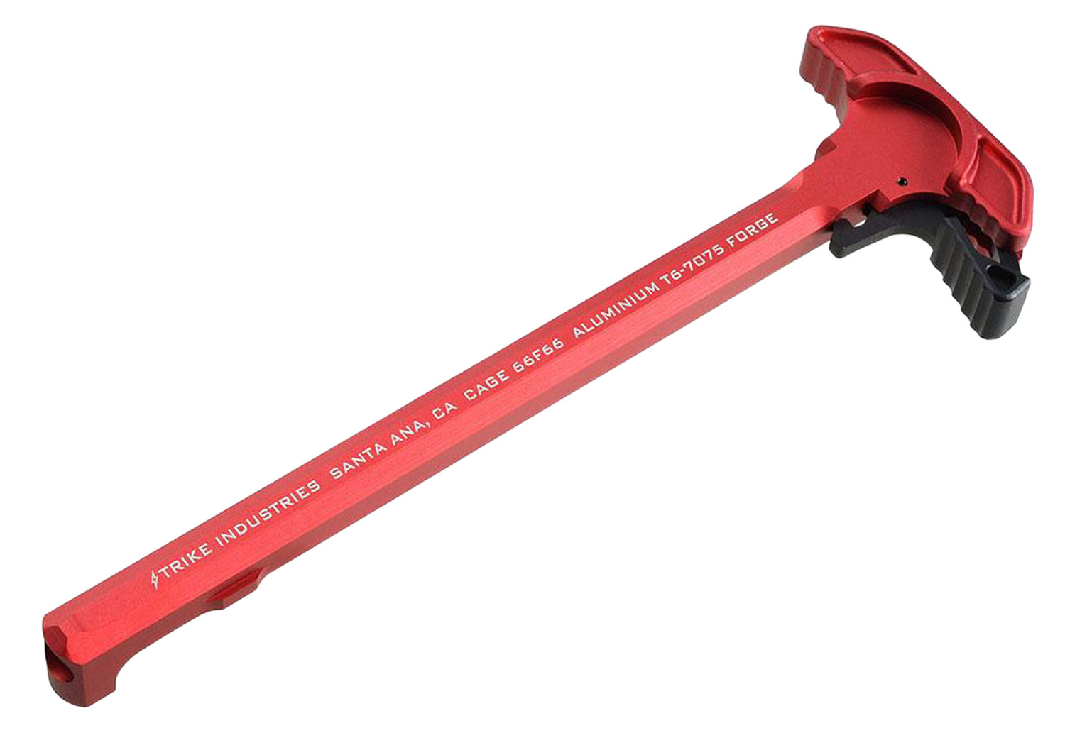 Strike ARCHELRED Extended Latch Charging Handle AR-15 Red Anodized Aluminum