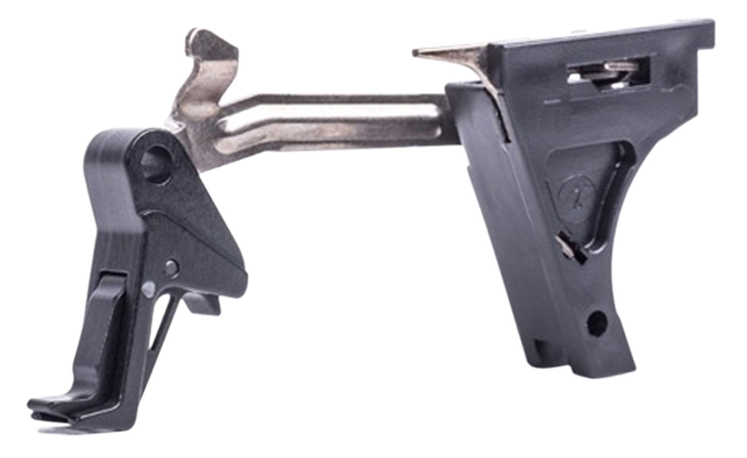 CMC Triggers 71501 Drop-In  Flat Trigger with Black Finish for Glock 17 Gen1-3 for Glock 17,19,26,34 Gen1-3