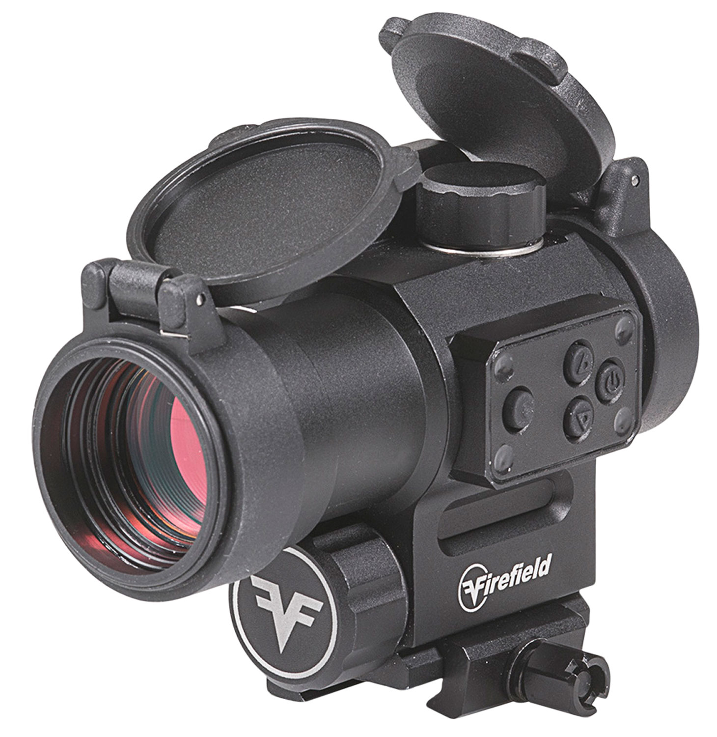 Firefield FF26020 Impulse w/Laser Matte Black 1x 30mm 3 MOA Illuminated Red Dot Reticle Features Red Laser