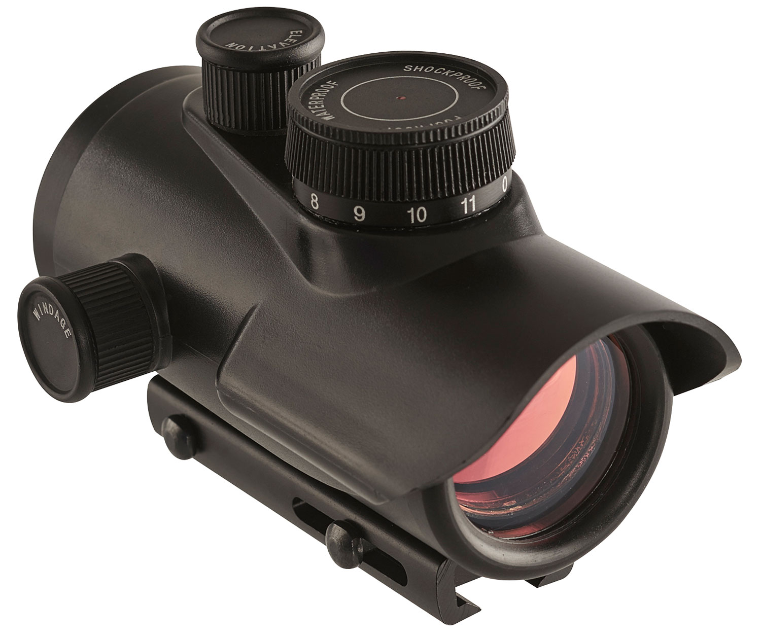 Axeon 2218639 1XRDS  Black 1x30mm 5 MOA Red Dot Reticle