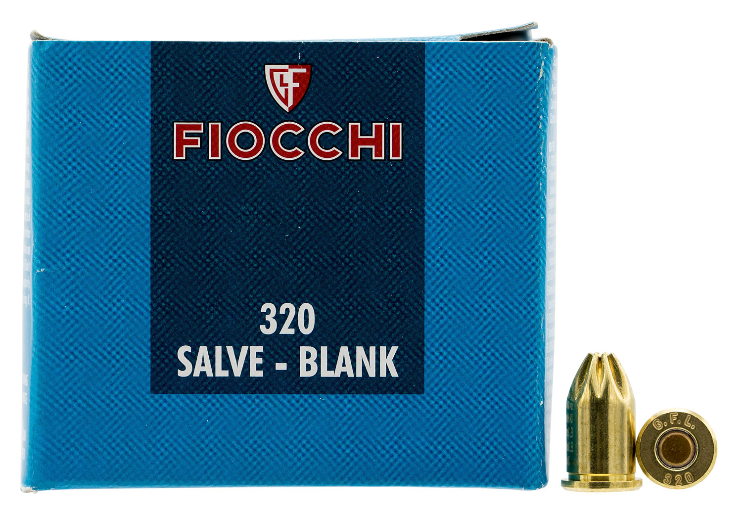 Fiocchi 320BLANK Pistol Blank 32 Rimmed 100 Per Box/ 30 Cs