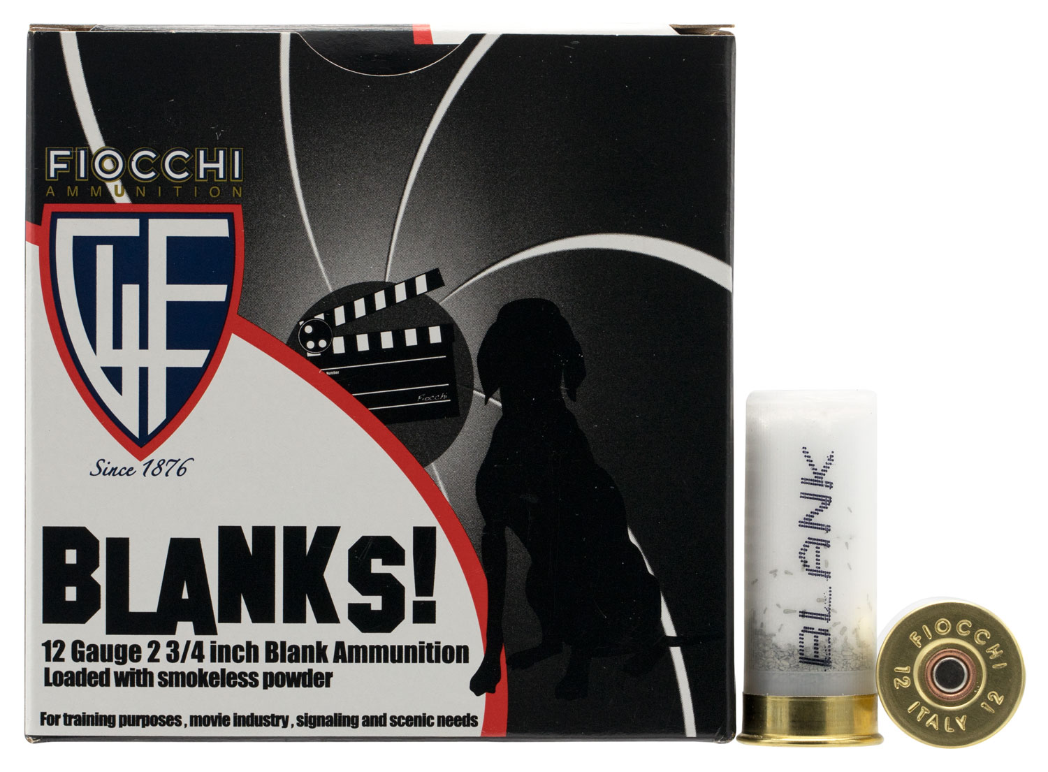 Fiocchi 12BLANK Shotgun Blank12 Gauge 2.75