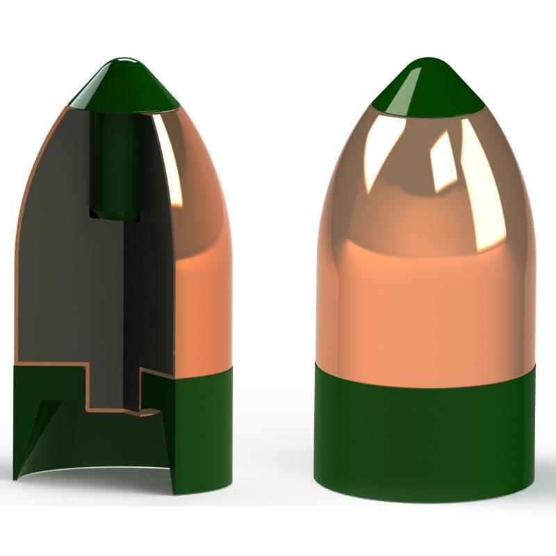 PowerBelt Bullets AC1595AT Copper  50 Cal AeroTip 295 GR 15 Per Box
