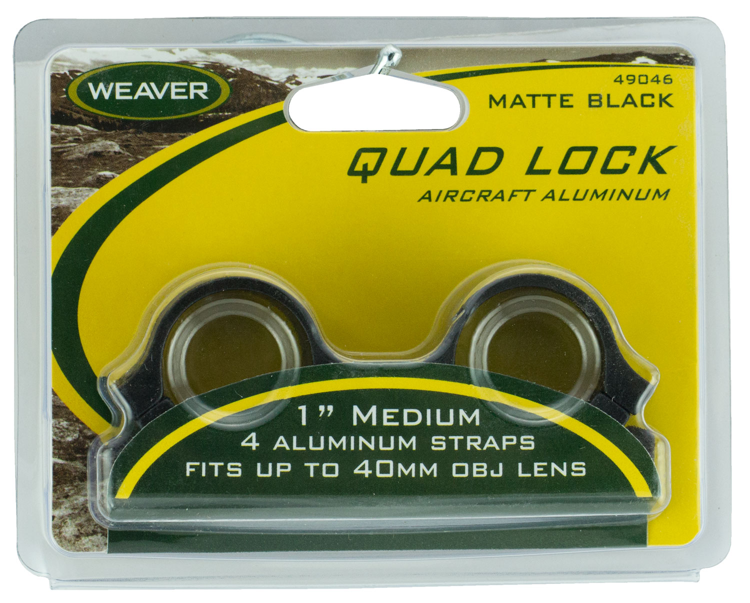 WEAVER RINGS DETACHABLE QUAD- LOCK 1