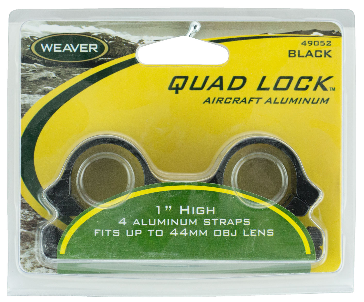 WEAVER RINGS DETACHABLE QUAD- LOCK 1
