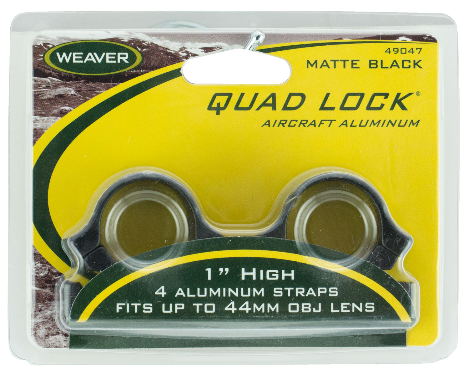 WEAVER RINGS DETACHABLE QUAD- LOCK 1