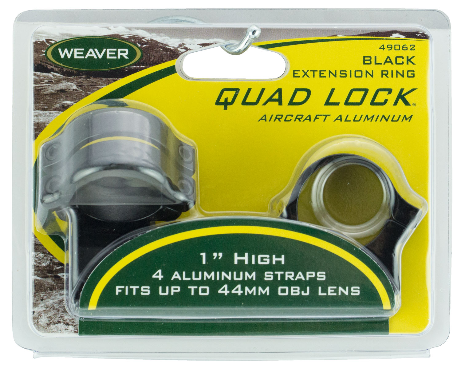WEAVER RINGS DETACHABLE QUAD- LOCK 1
