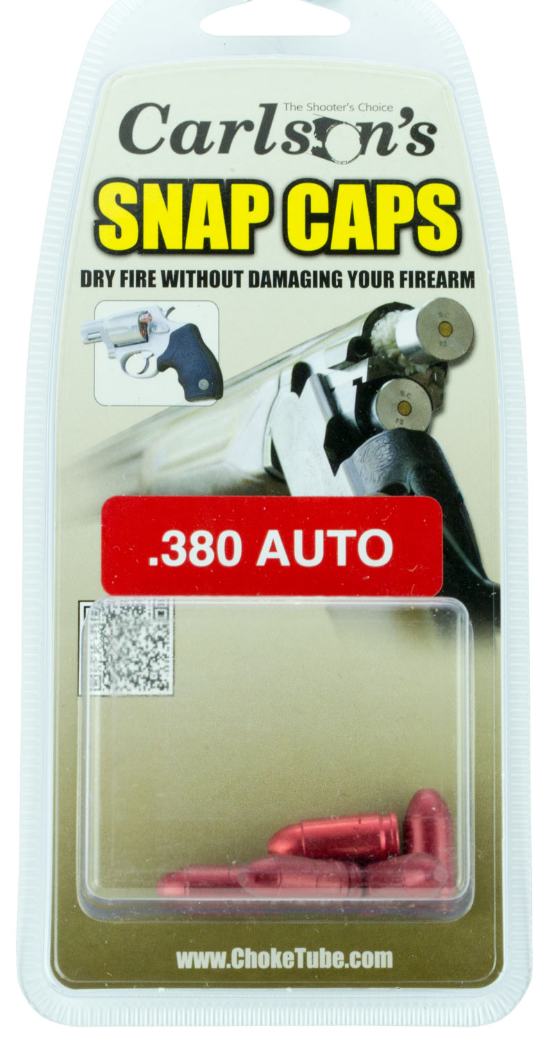 CARLSONS SNAP CAP .380ACP ALUMINUM 5PK