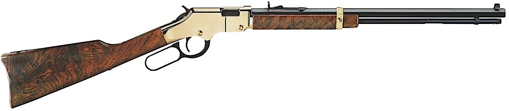 Henry H004M Golden Boy Lever Rifle 22 WMR, Ambi, 20 in, Blued, Wood