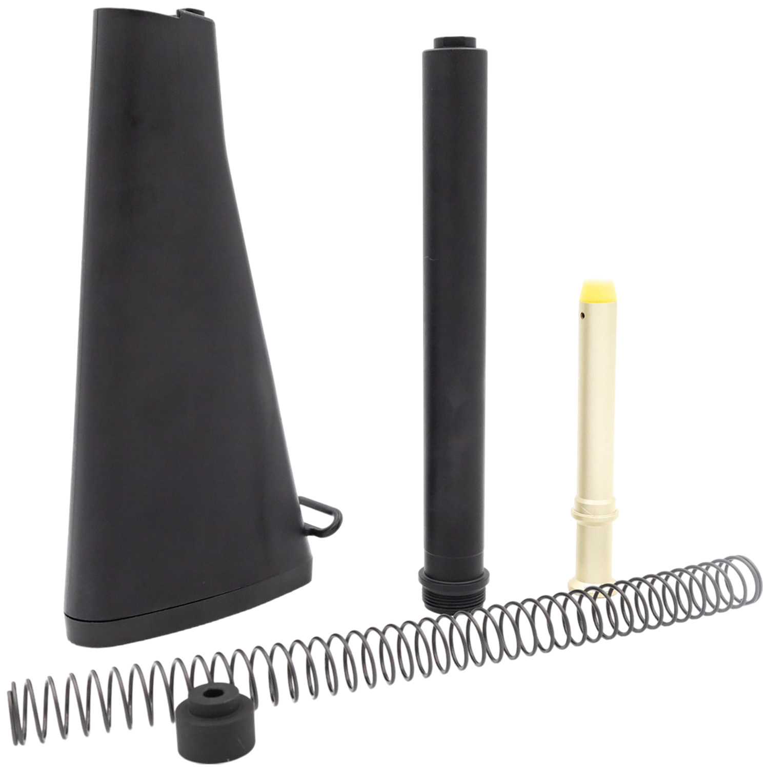 UTG STOCK ASSEMBLY AR-15 BLACK A2 FIXED COMPLETE ASSY.