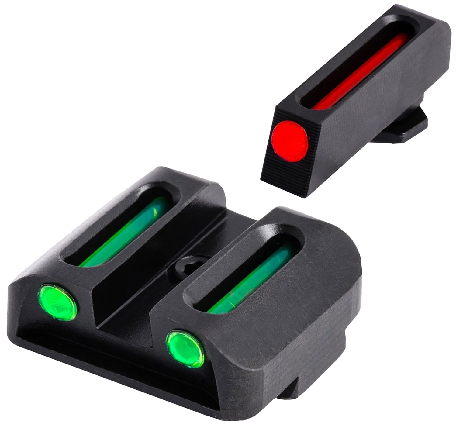 TRUGLO SIGHT SET FIBER OPTIC FOR GLOCK .45/10MM SET