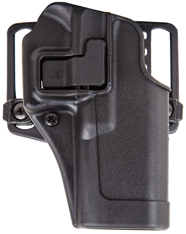 Blackhawk 410501BKR Serpa CQC OWB Style made of Polymer with Matte Black Finish & Paddle/Belt Loop Mount Type fits Glock 26, 27, 33 for Right Hand
