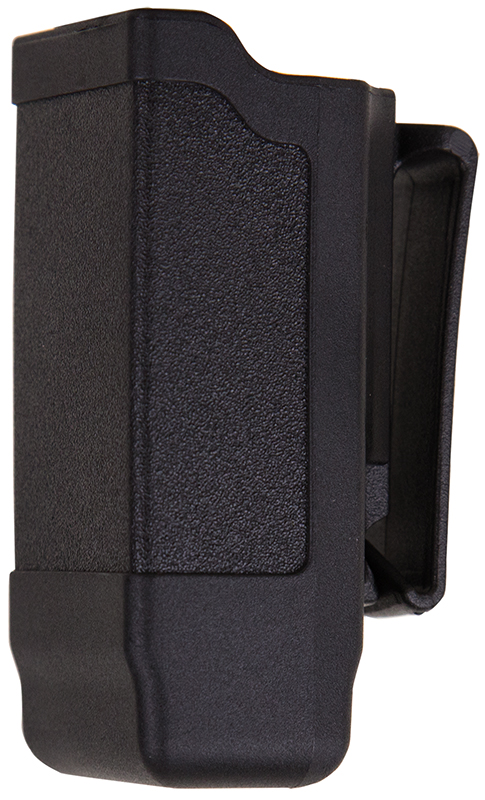 Blackhawk 410600PBK Single Mag Case  Matte Black Polymer Belt Clip Compatible w/ Double Stack 9mm/10mm/40/45/357