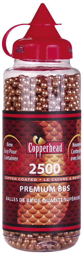 Crosman 747 Copperhead Copper-Plated Steel BB's 2500 ct