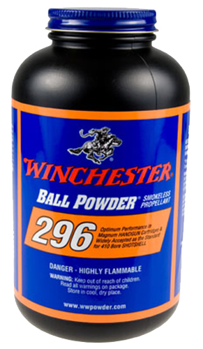 Winchester Powder 2961 Ball Powder 296 Handgun Multi-Caliber 1 lb